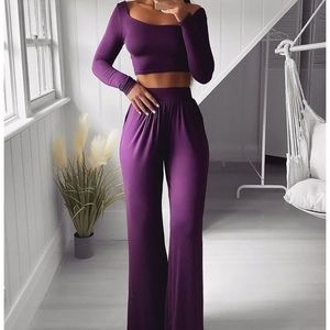 Fashion Nova plum set. NWT